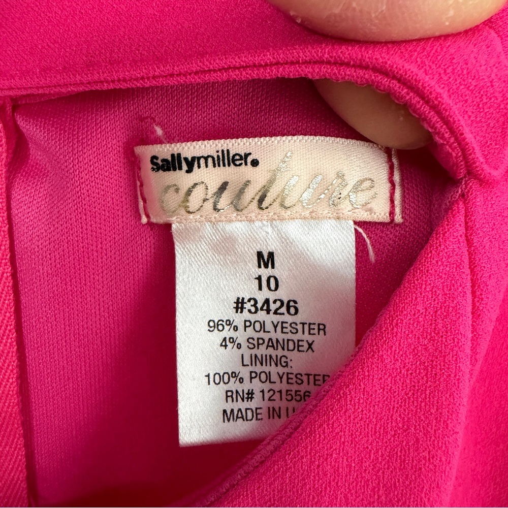 Sally Miller couture Pink Sleeveless Kids Dress size 10 - Picture 5 of 5